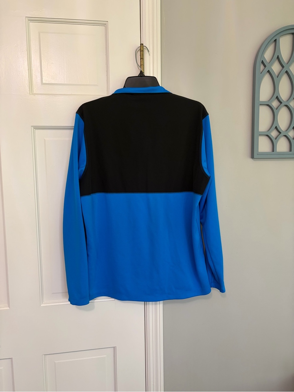 Nike Blue and Black Golf Dri-FIT Zip Jacket - Picture 5 of 5